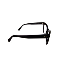 SQUARE CAT EYE GLASSES BLACK