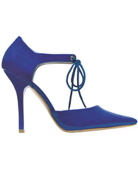 ZORA ANKLE TIE COBALT