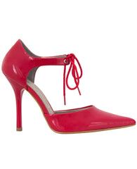 ZORA ANKLE TIE RED