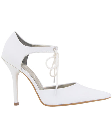 ZORA ANKLE TIE WHITE