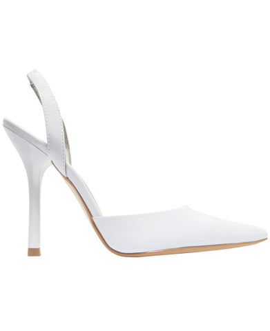 ZAYLIE SLINGBACK WHITE