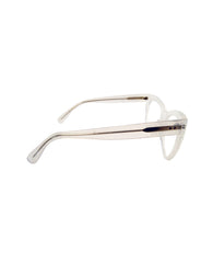 SQUARE CAT EYE GLASSES CLEAR