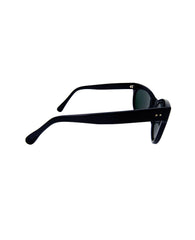 SQUARE CAT EYE SUNGLASSES BLACK