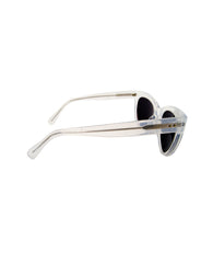 SQUARE CAT EYE SUNGLASSES CLEAR