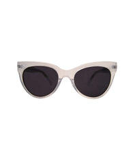 SQUARE CAT EYE SUNGLASSES CLEAR