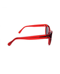 SQUARE CAT EYE SUNGLASSES RED