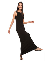 V BACK NECK MAXI GOWN